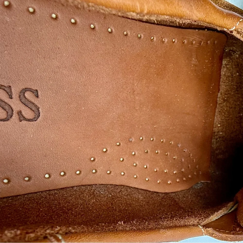 Bass‎ Men's Brown Leather Boat Shoes